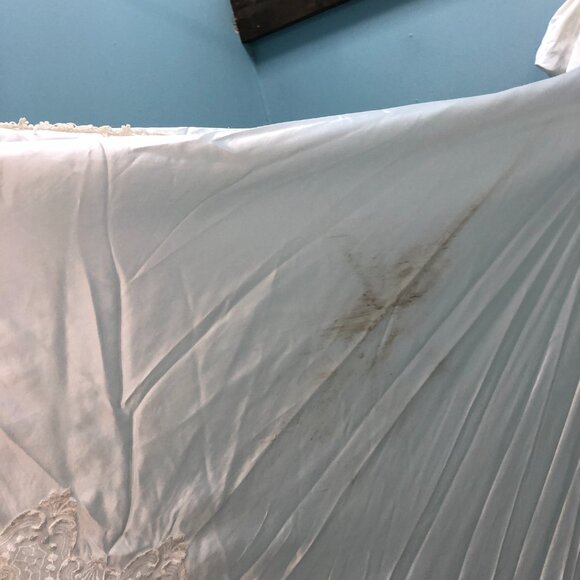 ZOMBIE Dead Corpse Bride, Halloween Wedding Dress, DAMAGED, Vintage Haunting - Picture 13 of 15